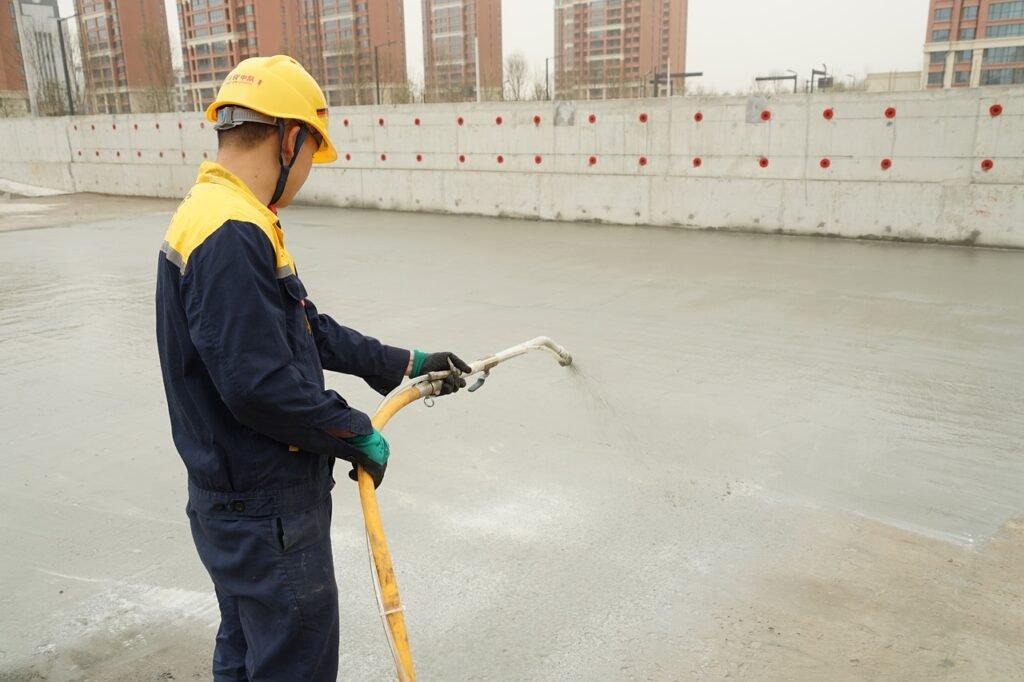 Waterproofing a construction project in Montgomery County, MD